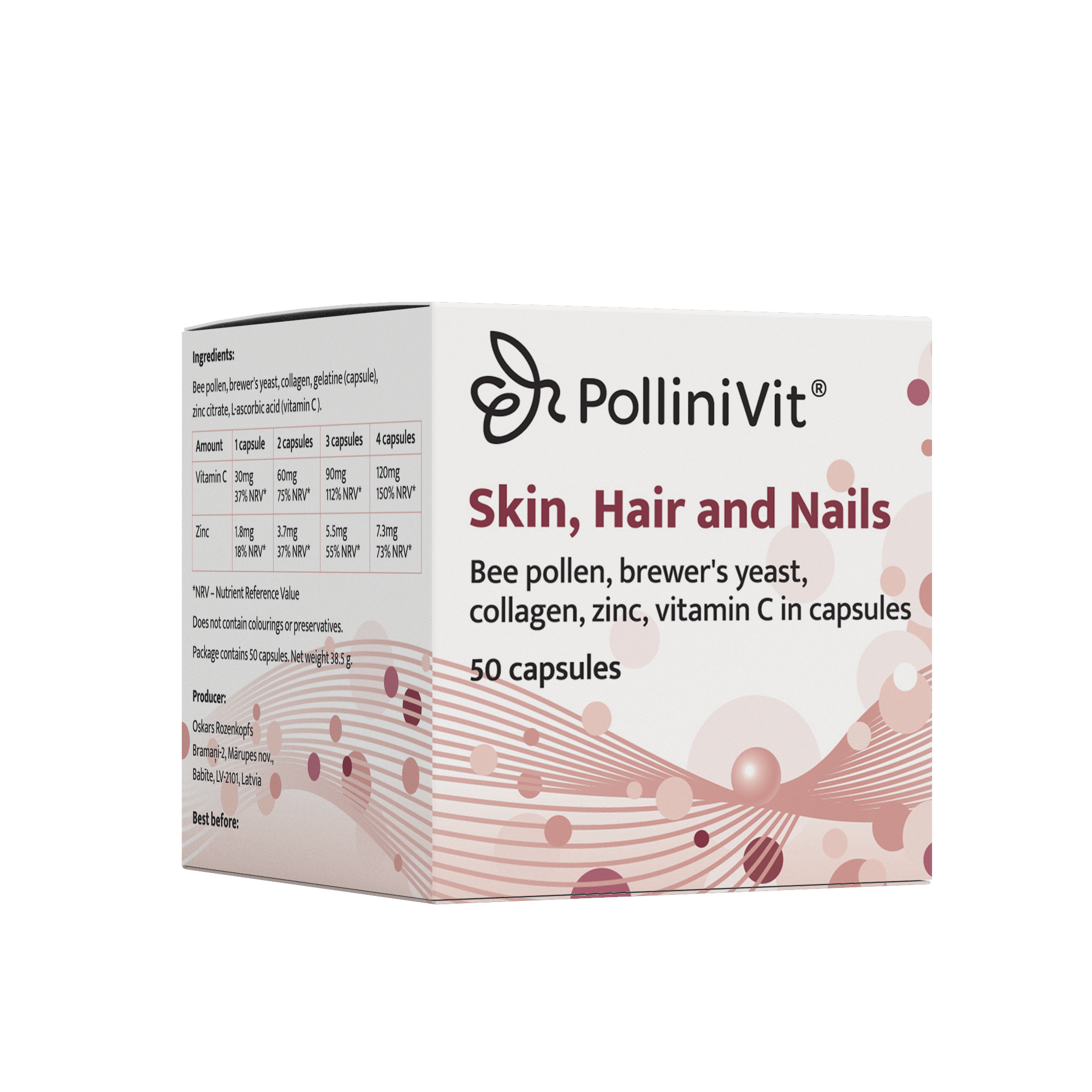PolliniVit For Skin, Hair, and Nails