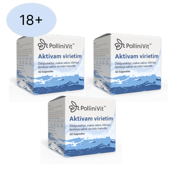 PolliniVit Aktīvam vīrietim komplekts